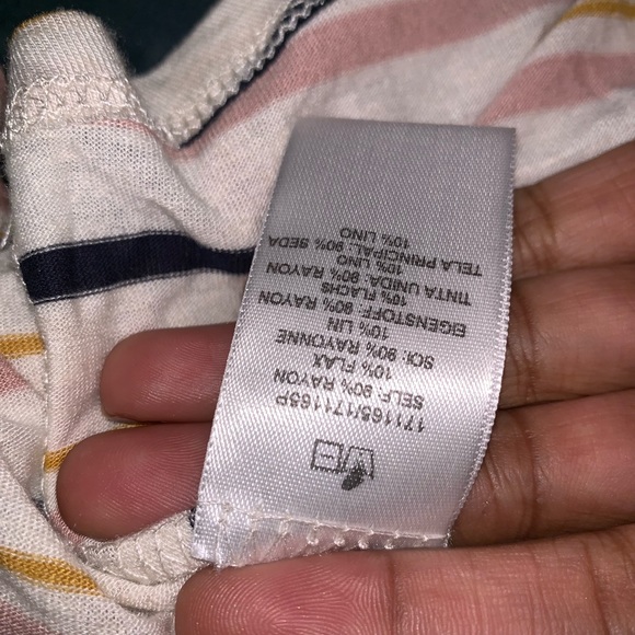 NWT Anthropologie DOLAN | Striped Ruffle Top Small - Picture 5 of 5